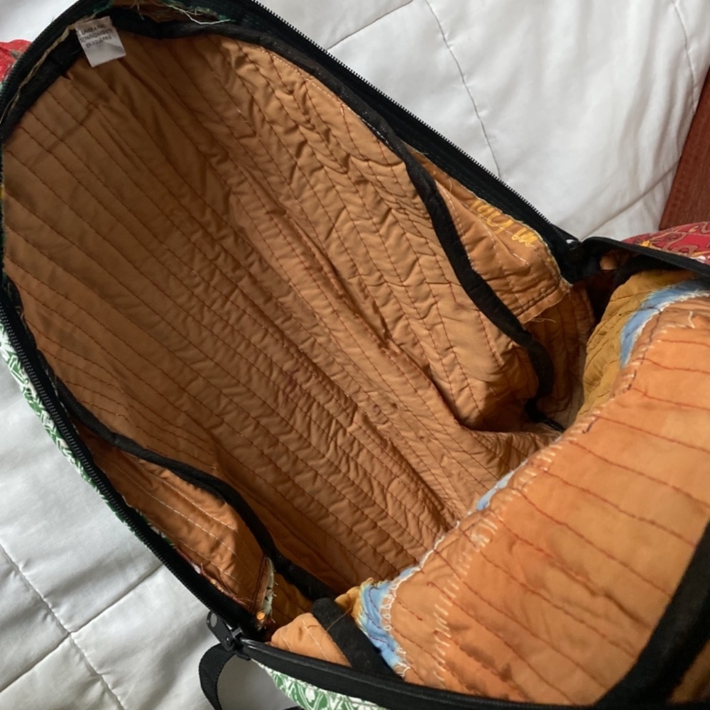 🧚🏼‍♂️SOLD🧚🏼‍♂️Patchwork Backpack - Picture 7 of 8